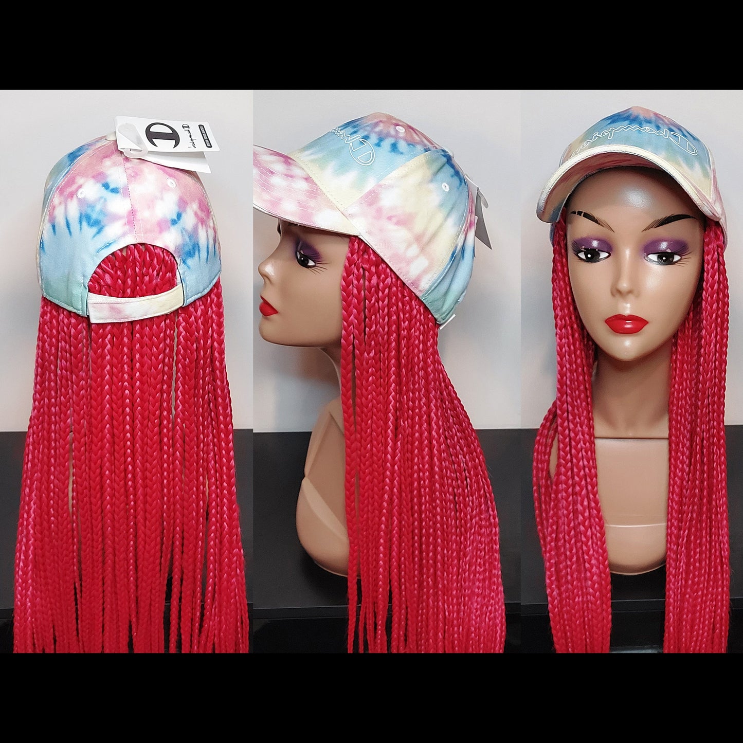 Braided Wigs for Black Women Braided Wig Hat – Casual Braid Wig Cap for Black Women – product image 1
