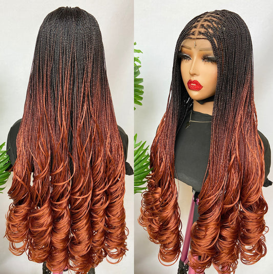 Spanish Curls Spiral Braided Wig