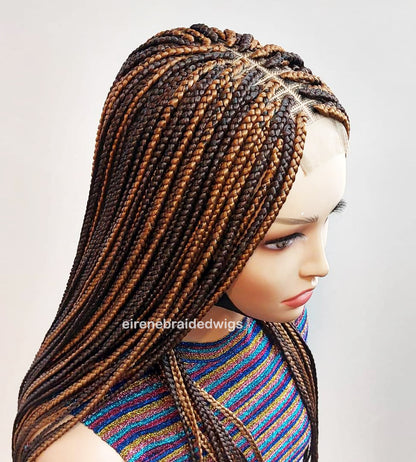 2-Colour Box Braids Wig