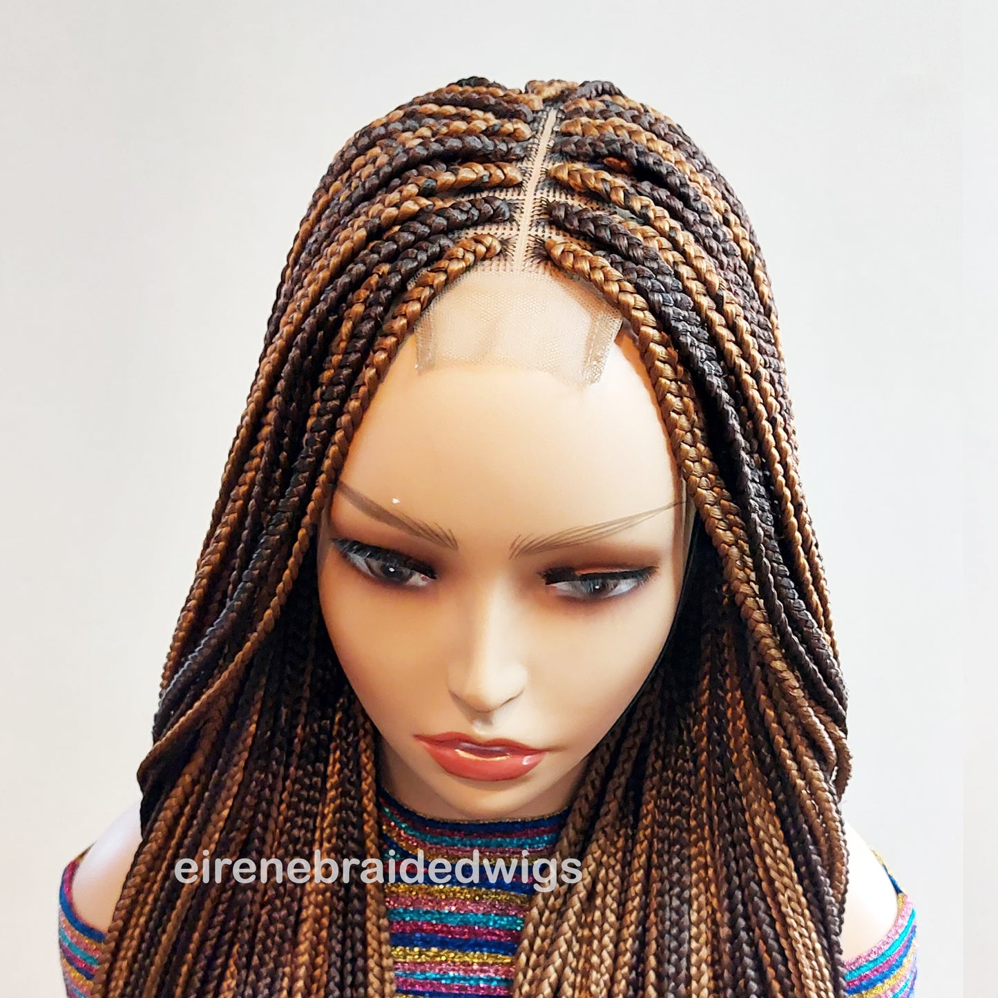 2-Colour Box Braids Wig