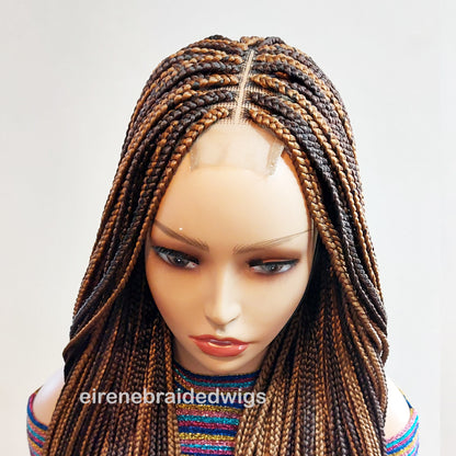 2-Colour Box Braids Wig