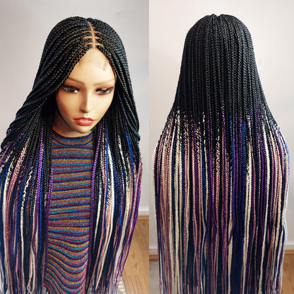 Kim-K Lace Closure Box Braids Wig