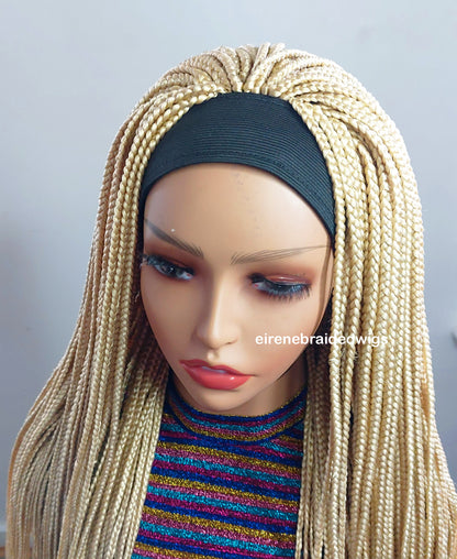 Blonde Braided Headband Wig