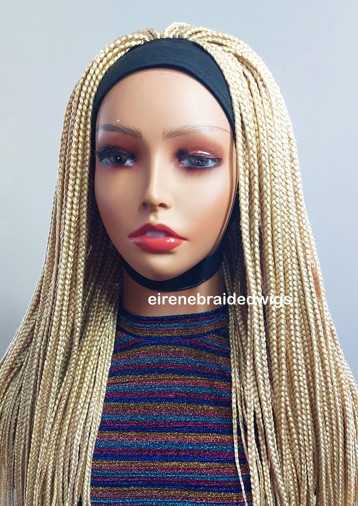 Blonde Braided Headband Wig