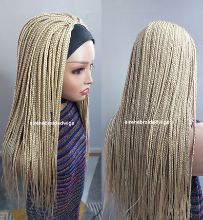 Blonde Braided Headband Wig