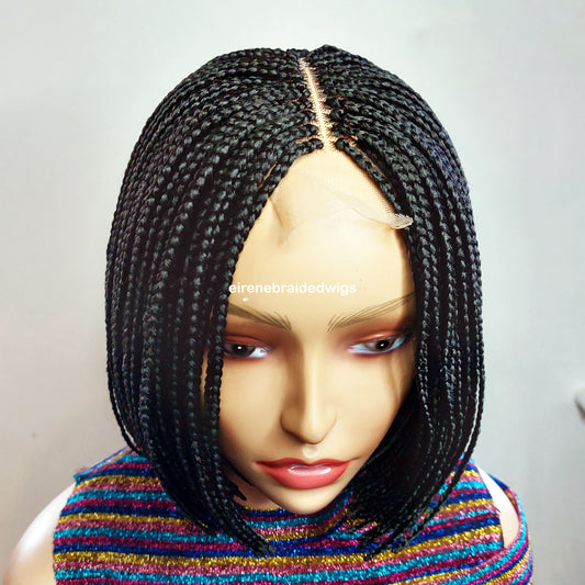 Short Bob Braided Wig