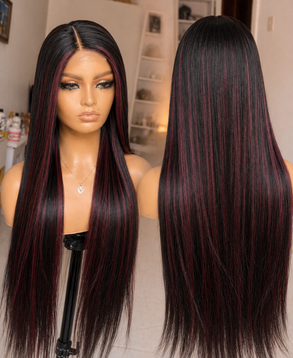 Braided Wigs For Black Women 28 Inch Micro Twist Wig: Human Hair Lace Closure, Nano Braids