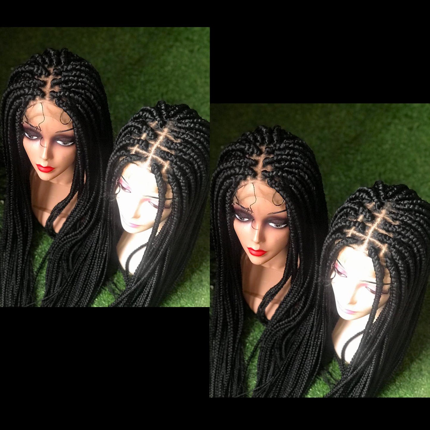 Box Braids Wig – Braided Wig – Jumbo Braids Wig – Loose Soft Box Braids Wig – Braided Wig for Black Women – product image 4