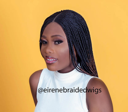 Braided Wigs for Black Women Fulani Braided Wig – Cornrow Style – 2x4 Lace Closure – product image 7