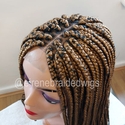 Box Braids Wig – Braided Wig – Jumbo Braids Wig – Loose Soft Box Braids Wig – Braided Wig for Black Women – product image 6
