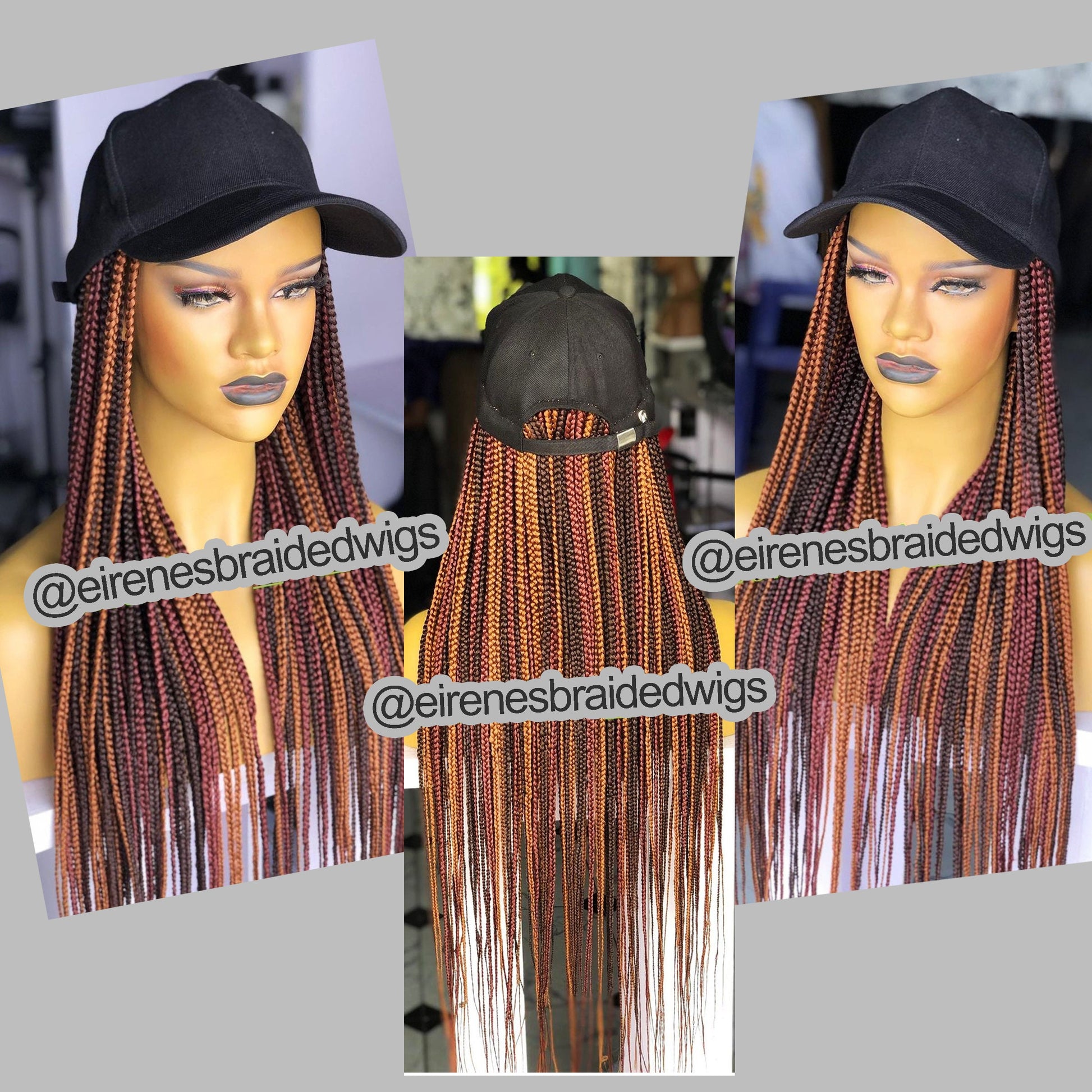Ready to Ship braided hat wig for Black Women – Braid Band – Braid Hat Wig – Braid Cap – Braid Accessories – Quick Braids – hair – product image 8