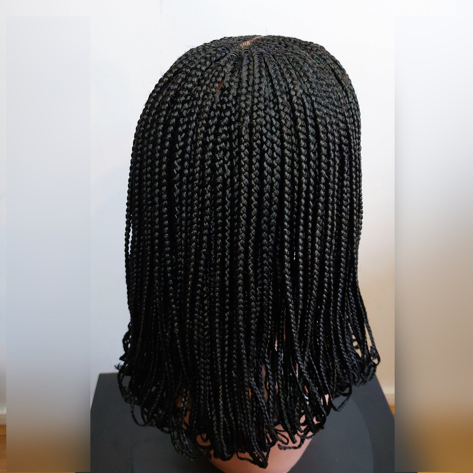 Braided Wigs for Black Women Fulani Braided Wig – Ghana Weaving – Lace Frontal – Goddess Locs – product image 4