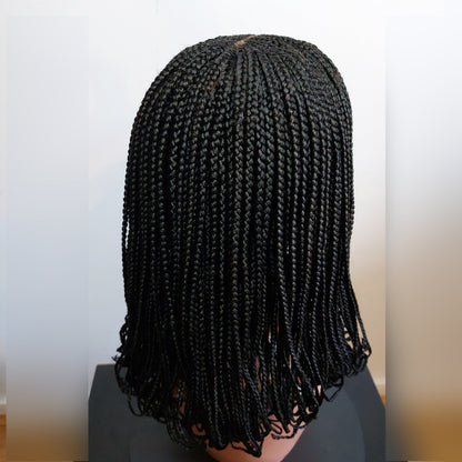 Braided Wigs for Black Women Fulani Braided Wig – Ghana Weaving – Lace Frontal – Goddess Locs – product image 4
