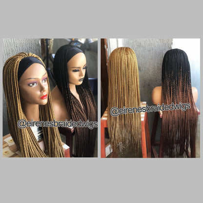 Braided Wigs for Black Women Braided Headband Wig – Interchangeable Band – Alopecia Friendly – product image 2