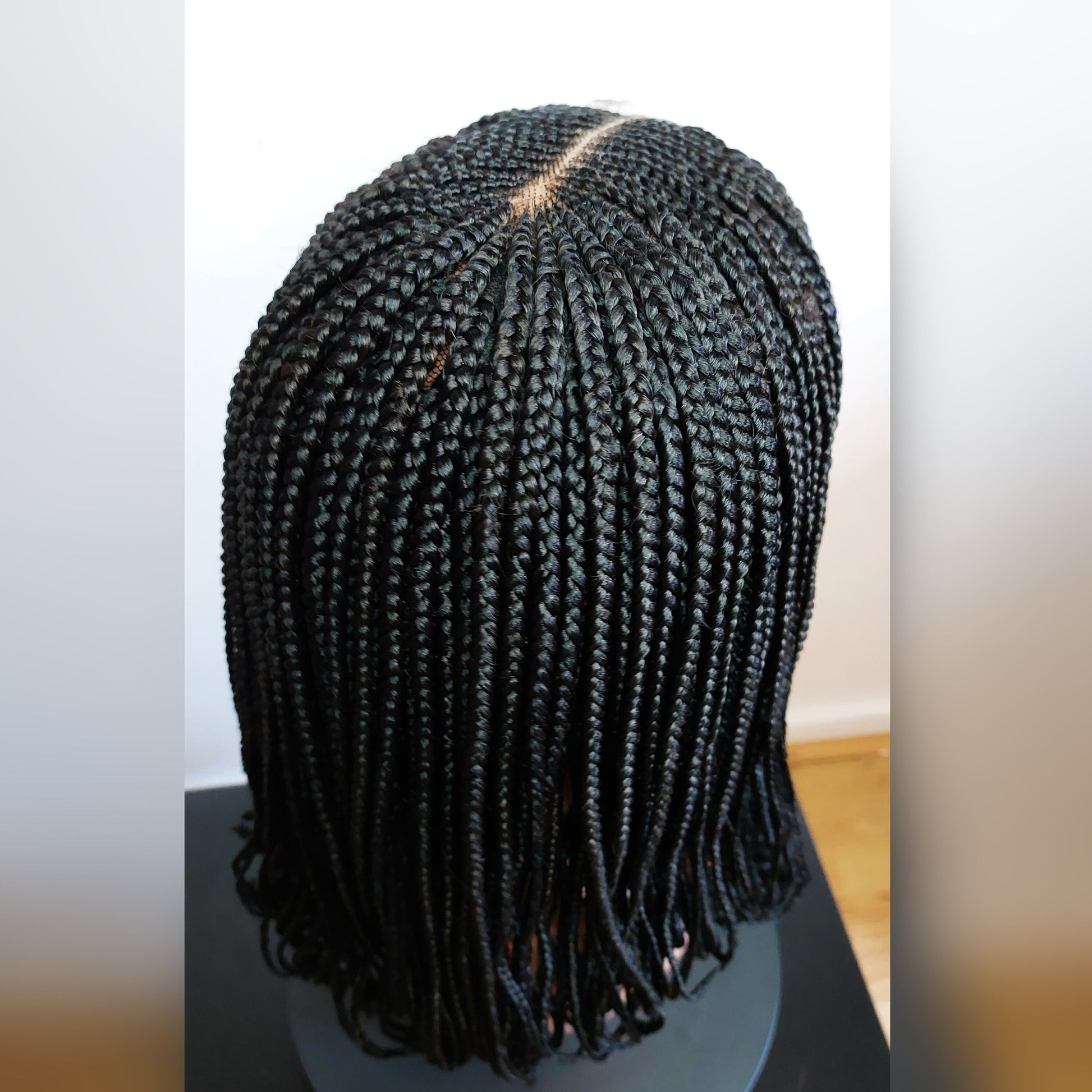 Braided Wigs for Black Women Fulani Braided Wig – Ghana Weaving – Lace Frontal – Goddess Locs – product image 6