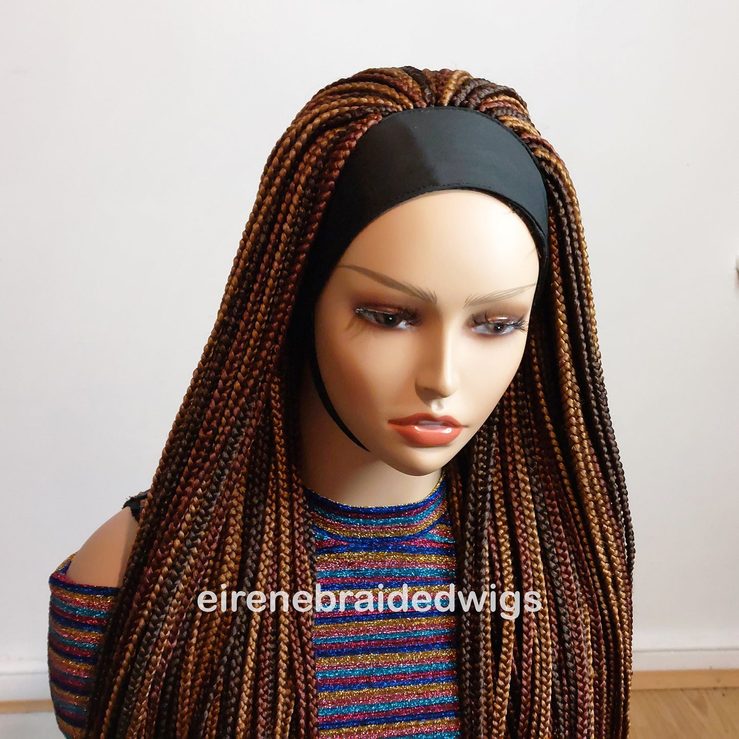 Braided Wigs for Black Women Braided Headband Wig – Interchangeable Band – Alopecia Friendly – product image 4