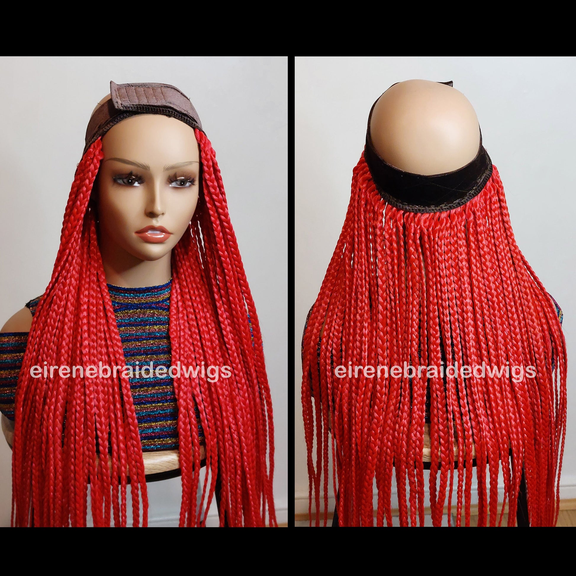 Braided Wigs for Black Women Braided Wig – Handmade Braid Band – Alopecia Hair Loss Cap – product image 7