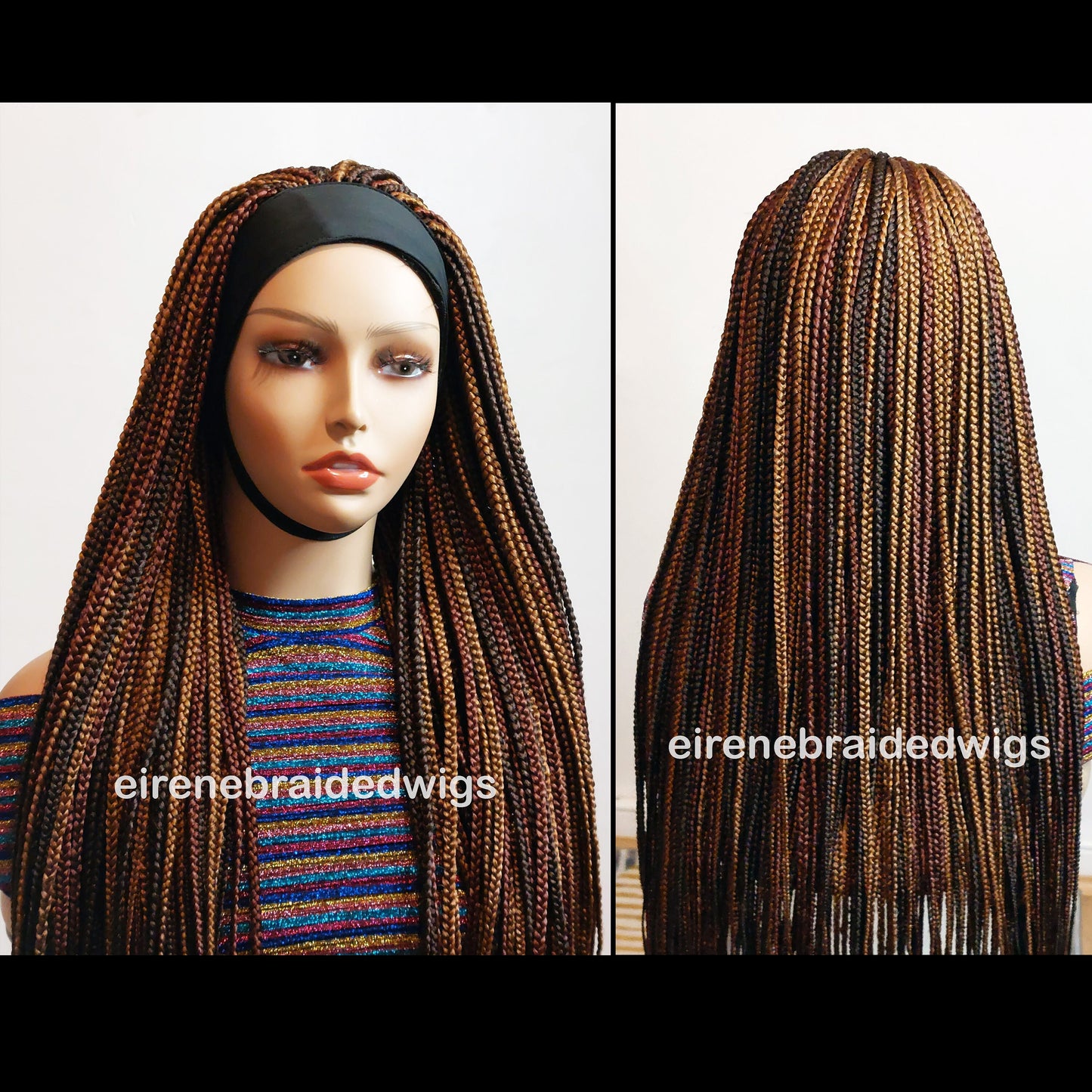 Braided Wigs for Black Women Braided Headband Wig – Interchangeable Band – Alopecia Friendly – product image 5