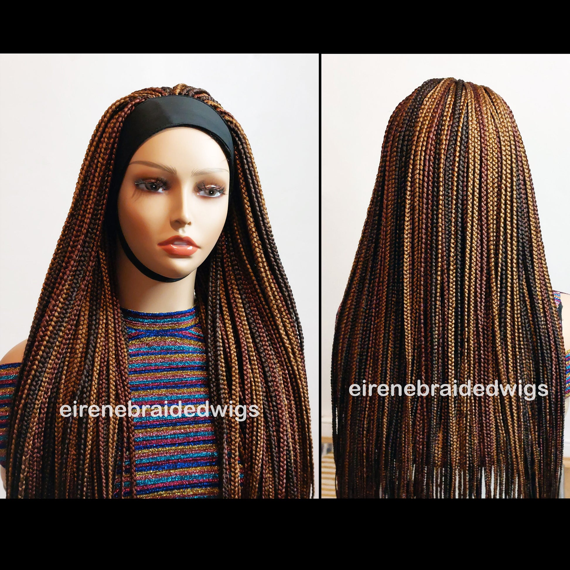 Braided Wigs for Black Women Braided Headband Wig – Interchangeable Band – Alopecia Friendly – product image 5