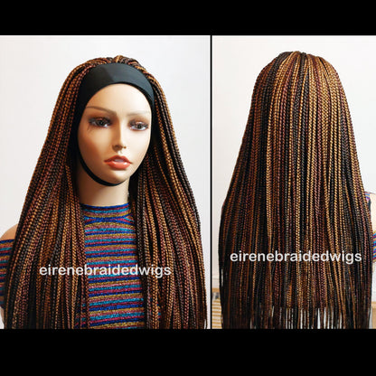 Braided Wigs for Black Women Braided Headband Wig – Interchangeable Band – Alopecia Friendly – product image 5