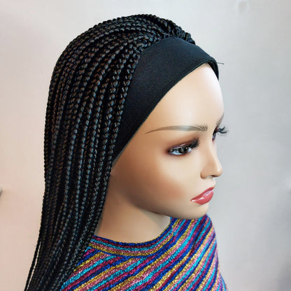 Braided Wigs for Black Women Braided Headband Wig – Changeable Hairband – Glueless Natural Hair – product image 2