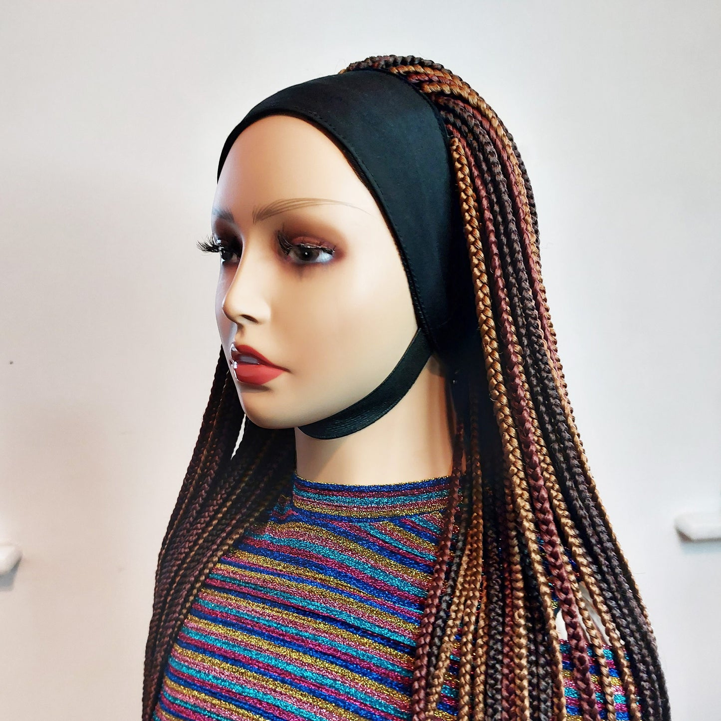 Braided Headband Wig for Black Women – Glueless Protective Style – product image 9