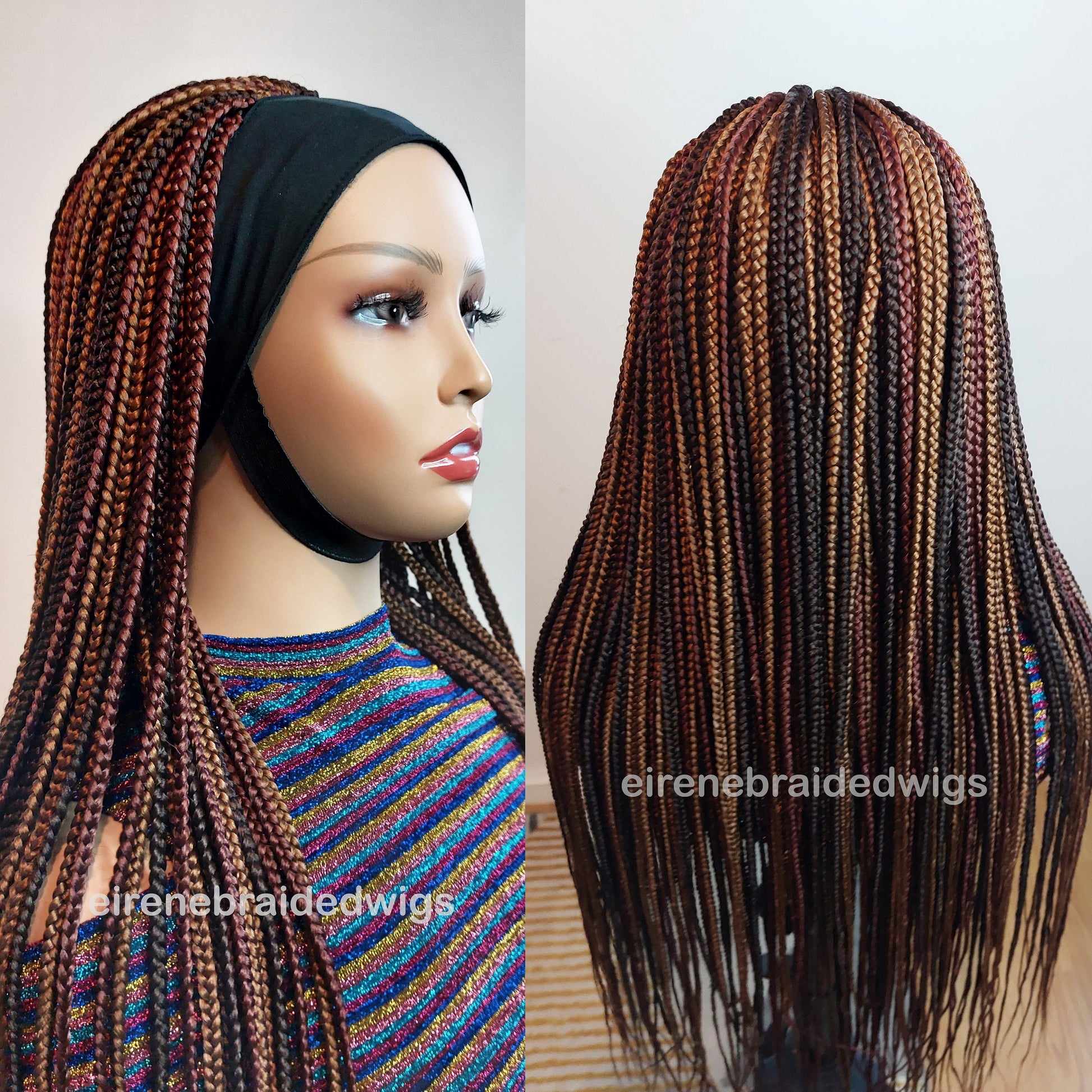 Braided Headband Wig for Black Women – Glueless Protective Style – product image 4