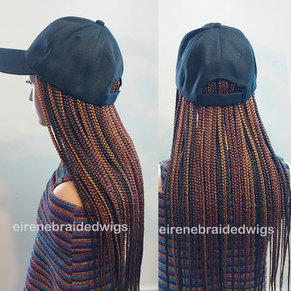 Ready to Ship braided hat wig for Black Women – Braid Band – Braid Hat Wig – Braid Cap – Braid Accessories – Quick Braids – hair – product image 3