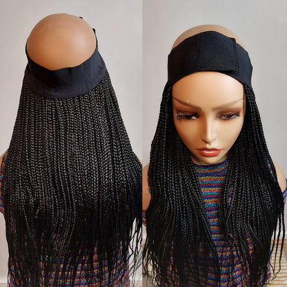 Braided Wigs for Black Women Braided Wig – Handmade Braid Band – Alopecia Hair Loss Cap – product image 4