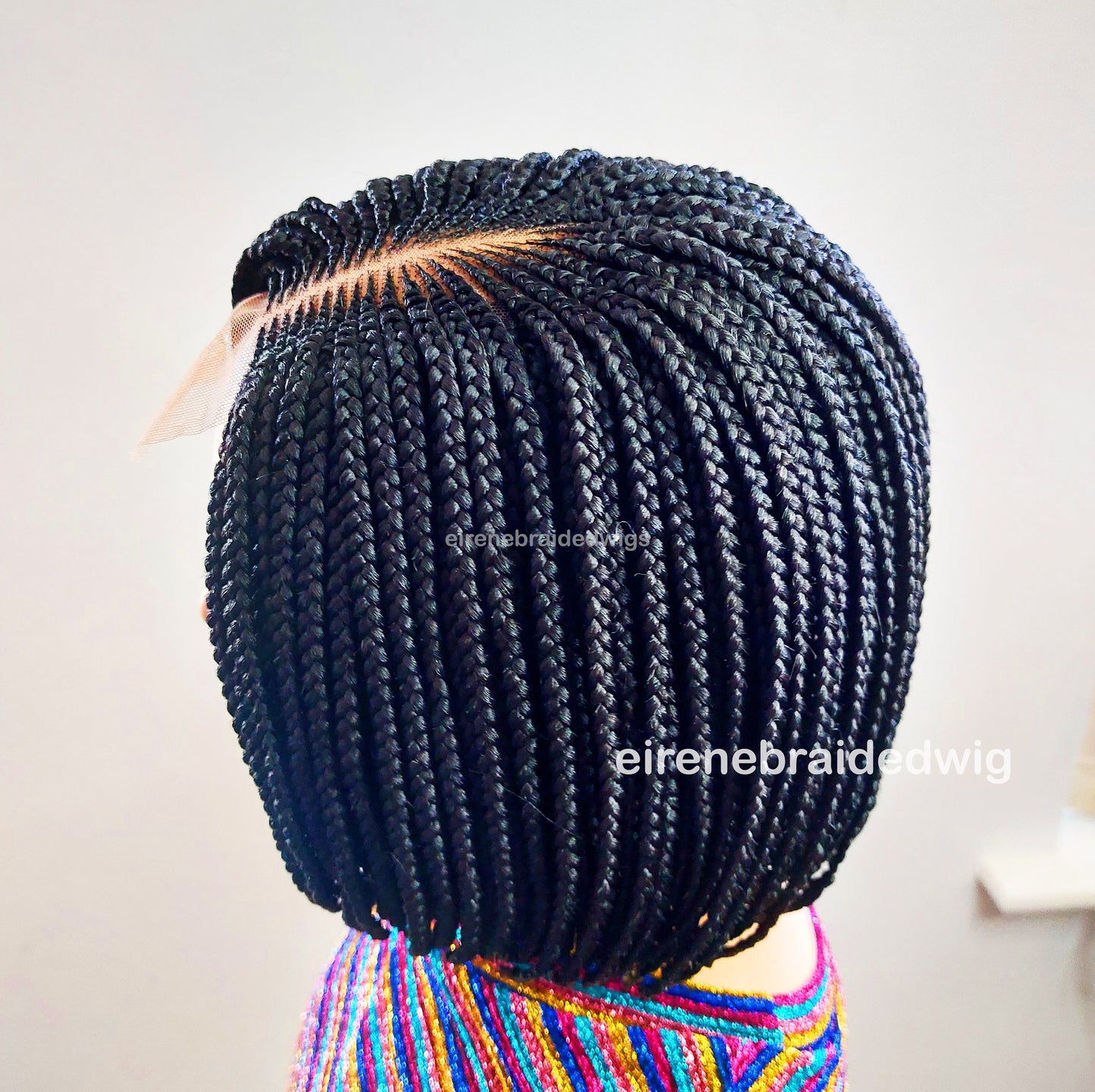 Braided Wigs for Black Women Braided Bob Wig – Lightweight Lace Front Wig for Black Women – product image 7