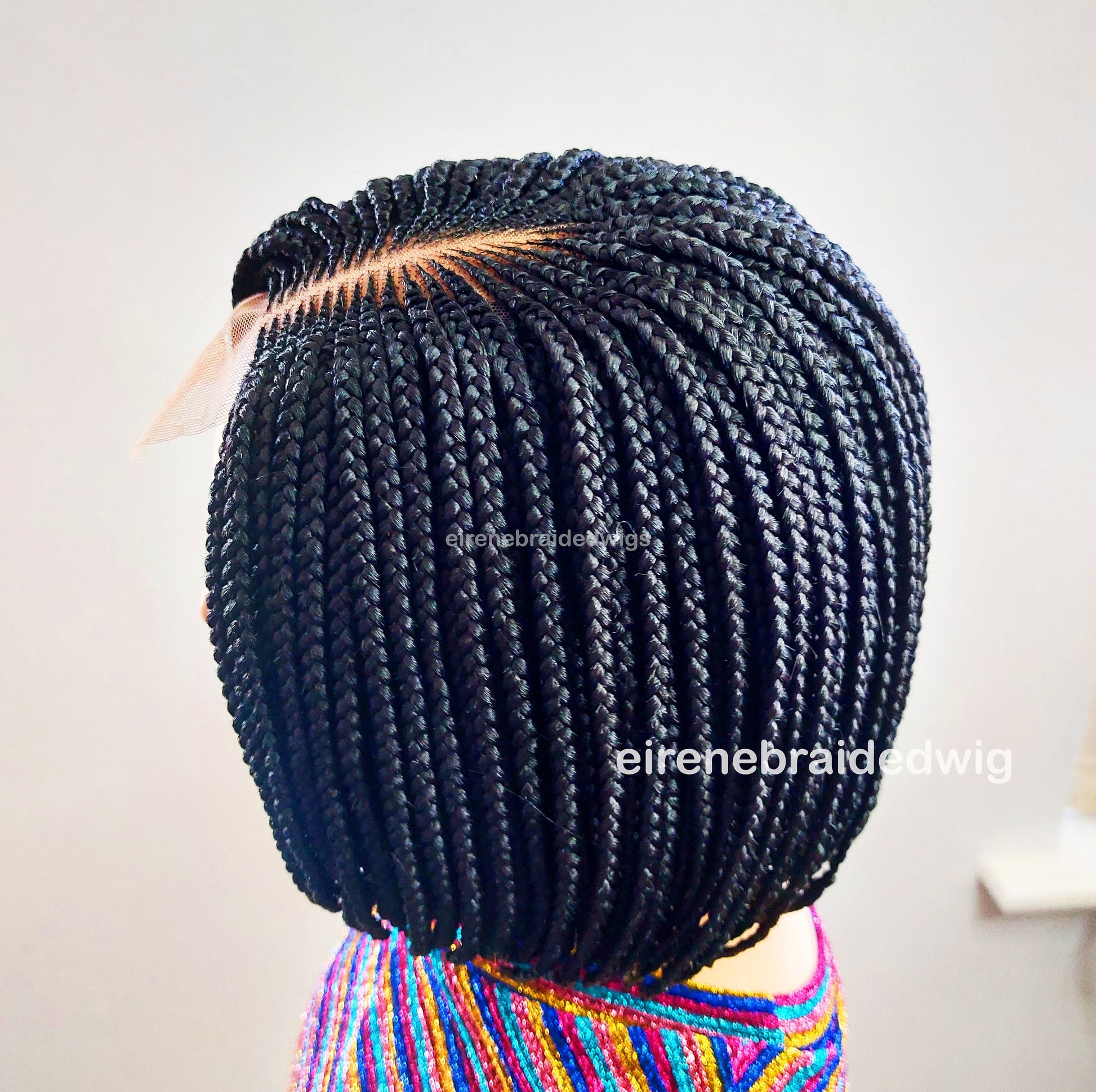 Braided Wigs for Black Women Braided Bob Wig – Lightweight Lace Front Wig for Black Women – product image 7