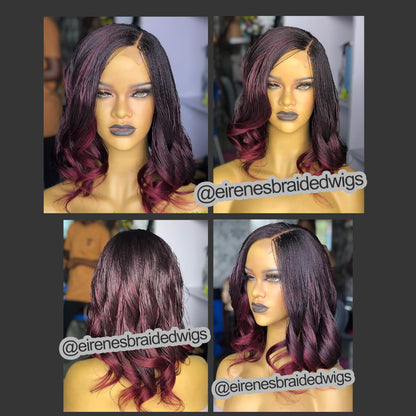 Braided Wigs for Black Women Nano Twist Braided Wig – French Curls – Silky Boho Goddess – 18 Inch – product image 2