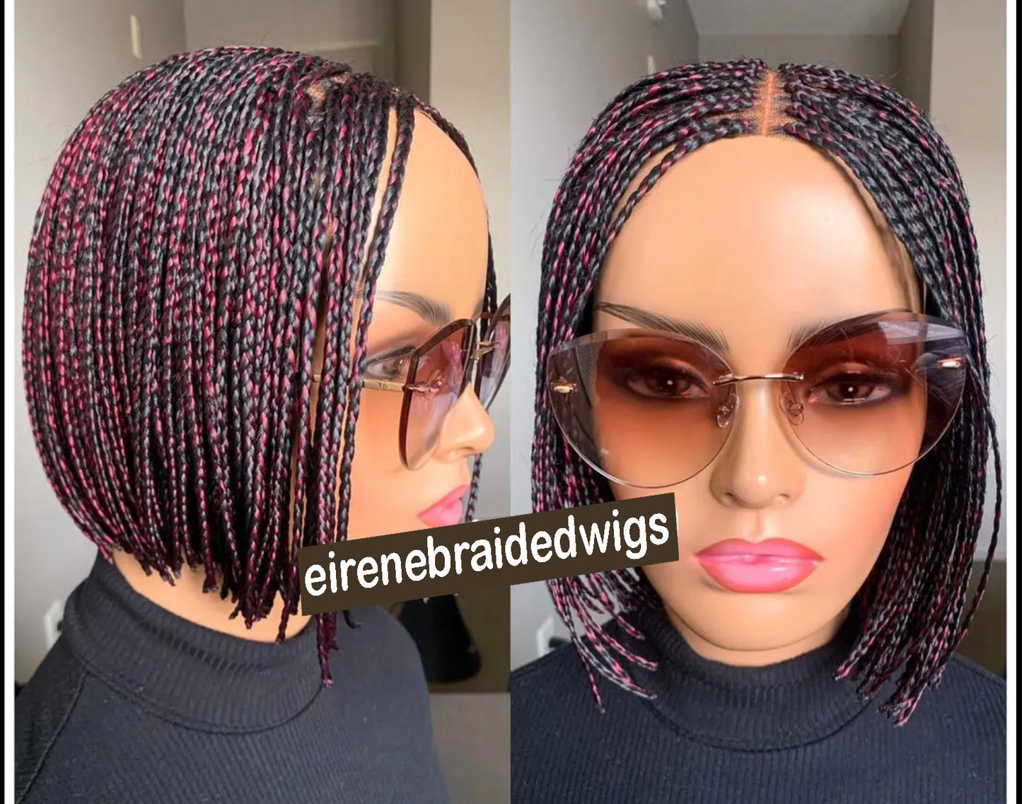 Braided Wigs for Black Women Bob Box Braided Wig – Shoulder-Length Lace Front Wig – product image 2