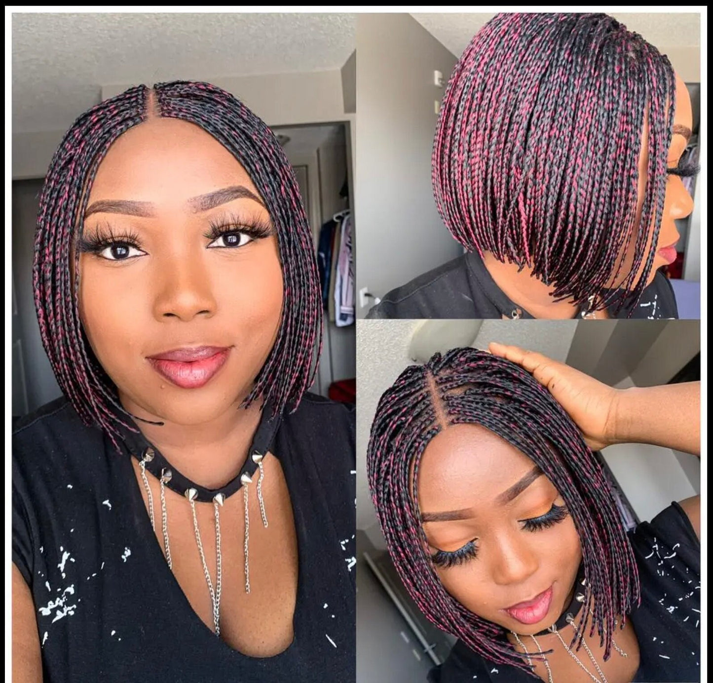 Braided Wigs for Black Women Bob Box Braided Wig – Shoulder-Length Lace Front Wig – product image 1