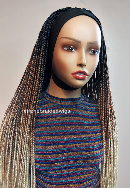 Braided Wigs for Black Women Braided Headband Wig – Changeable Ponytail – Alopecia Friendly – product image 6