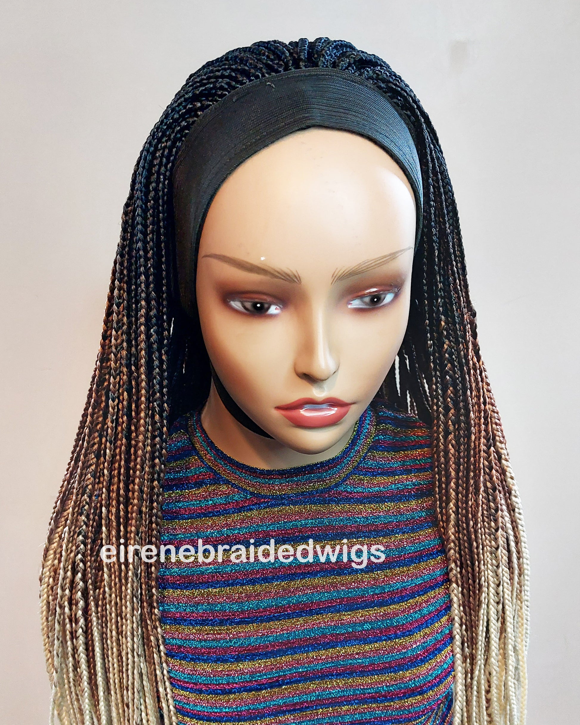 Braided Wigs for Black Women Braided Headband Wig – Alopecia Hair Loss Solution – Glueless & Beginner Friendly – product image 6