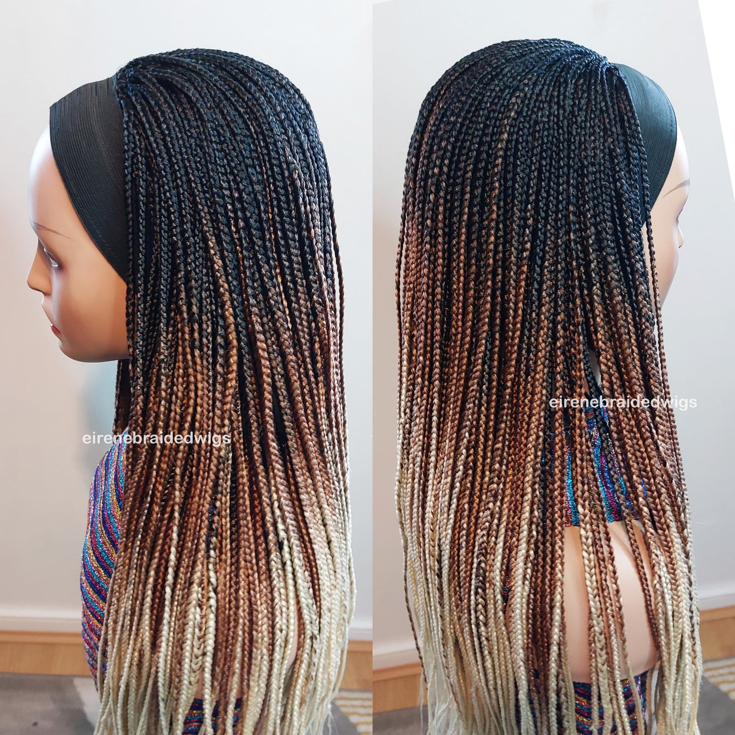 Braided Wigs for Black Women Braided Headband Wig – Alopecia Hair Loss Solution – Glueless & Beginner Friendly – product image 7