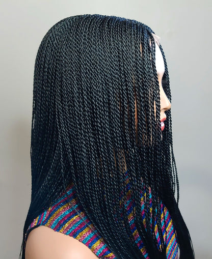 Braided Wigs for Black Women Micro Twist Braided Wig – Lightweight Lace Closure Wig – product image 8