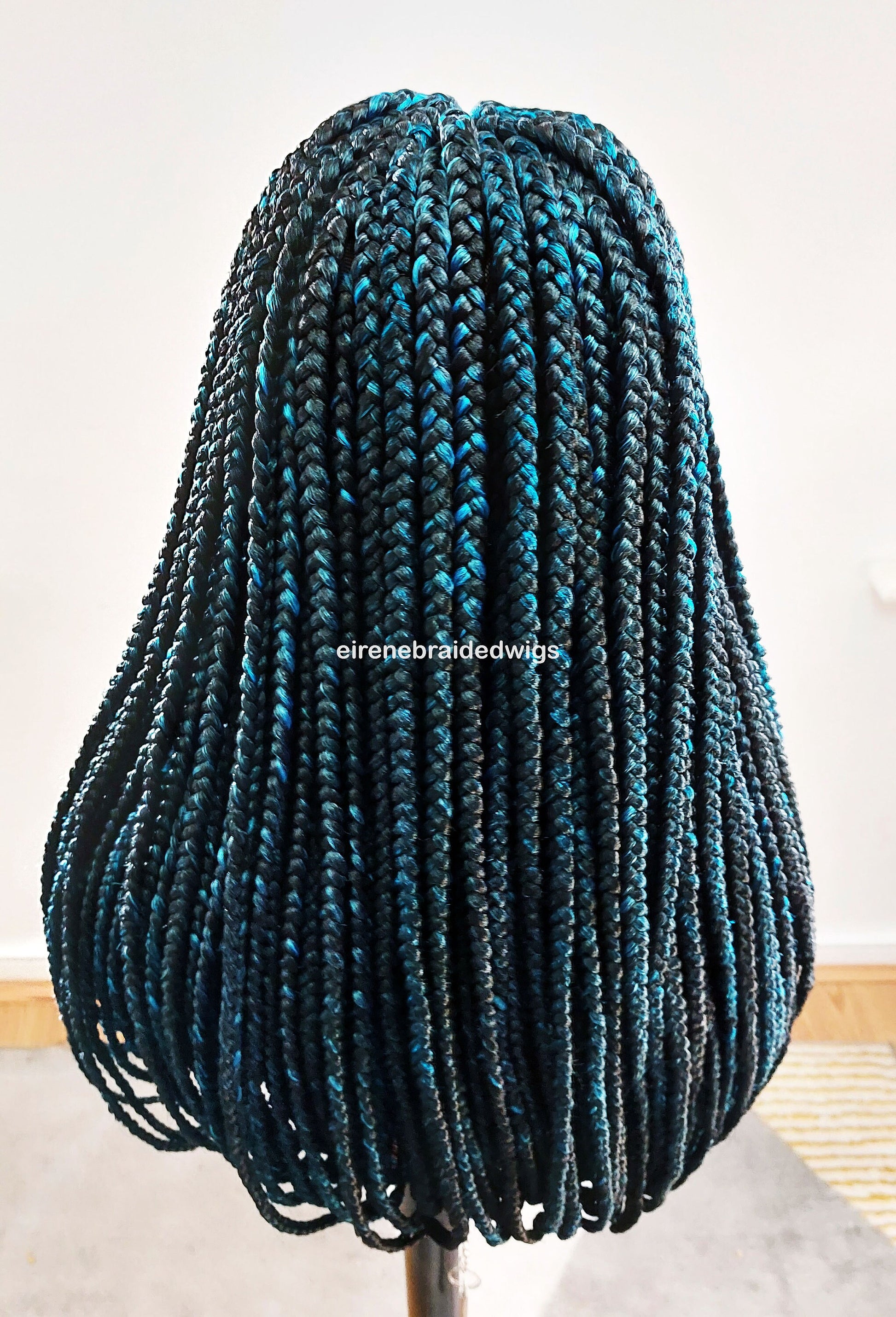 Braided Wigs for Black Women Jumbo Box Braids Wig – Long Afro Tribal Braid – Lace Front – product image 7