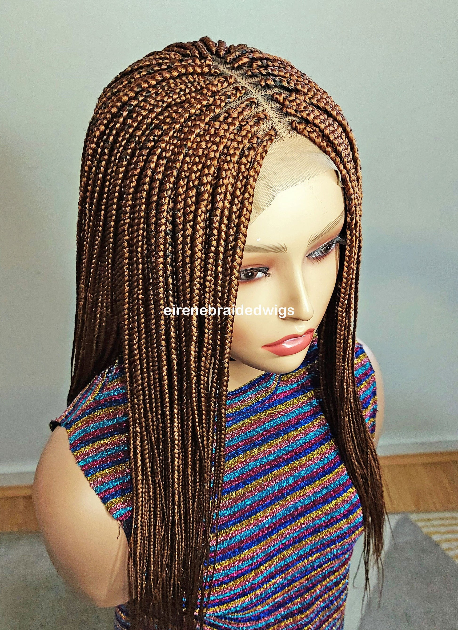 Braided Wigs for Black Women Box Braided Wig – Shoulder-Length Lace Front Wig for Black Women – product image 6