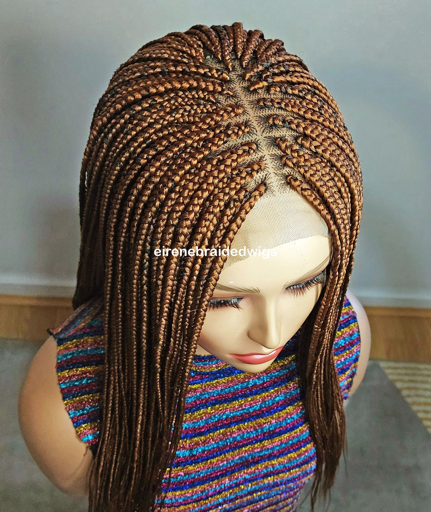 Braided Wigs for Black Women Box Braided Wig – Shoulder-Length Lace Front Wig for Black Women – product image 8