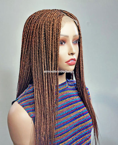 Braided Wigs for Black Women Box Braided Wig – Shoulder-Length Lace Front Wig for Black Women – product image 1