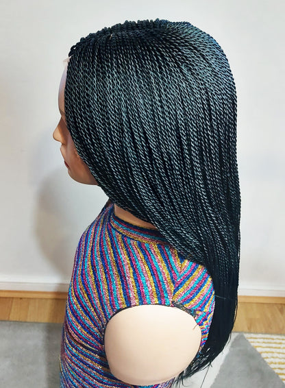 Braided Wigs for Black Women Micro Twist Braided Wig – Lightweight Lace Closure Wig – product image 6