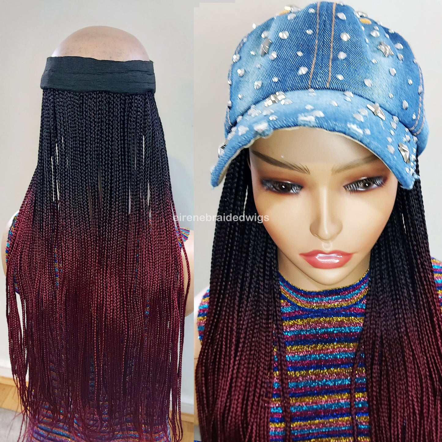 Braided Wigs for Black Women Braided Headband Wig – Changeable Hairband – Alopecia Friendly – product image 3