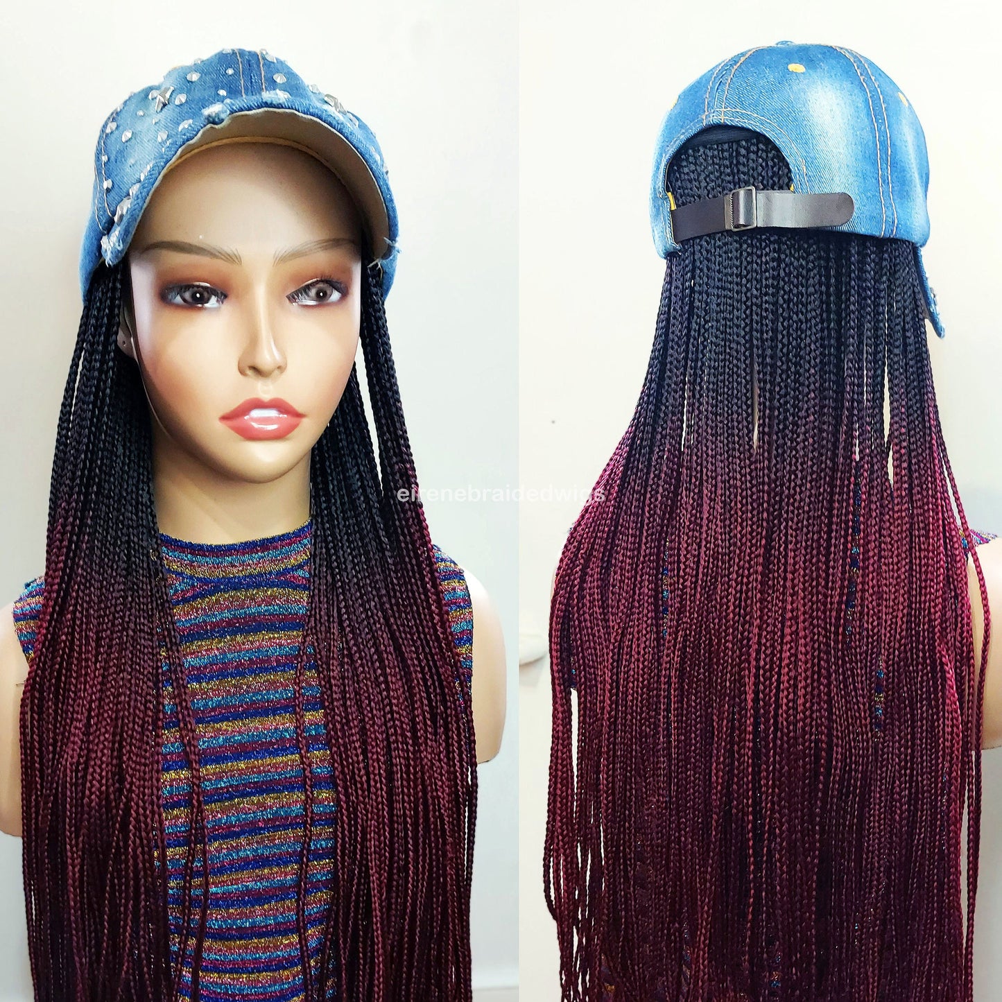 Braided Wigs for Black Women Braided Headband Wig – Changeable Hairband – Alopecia Friendly – product image 1