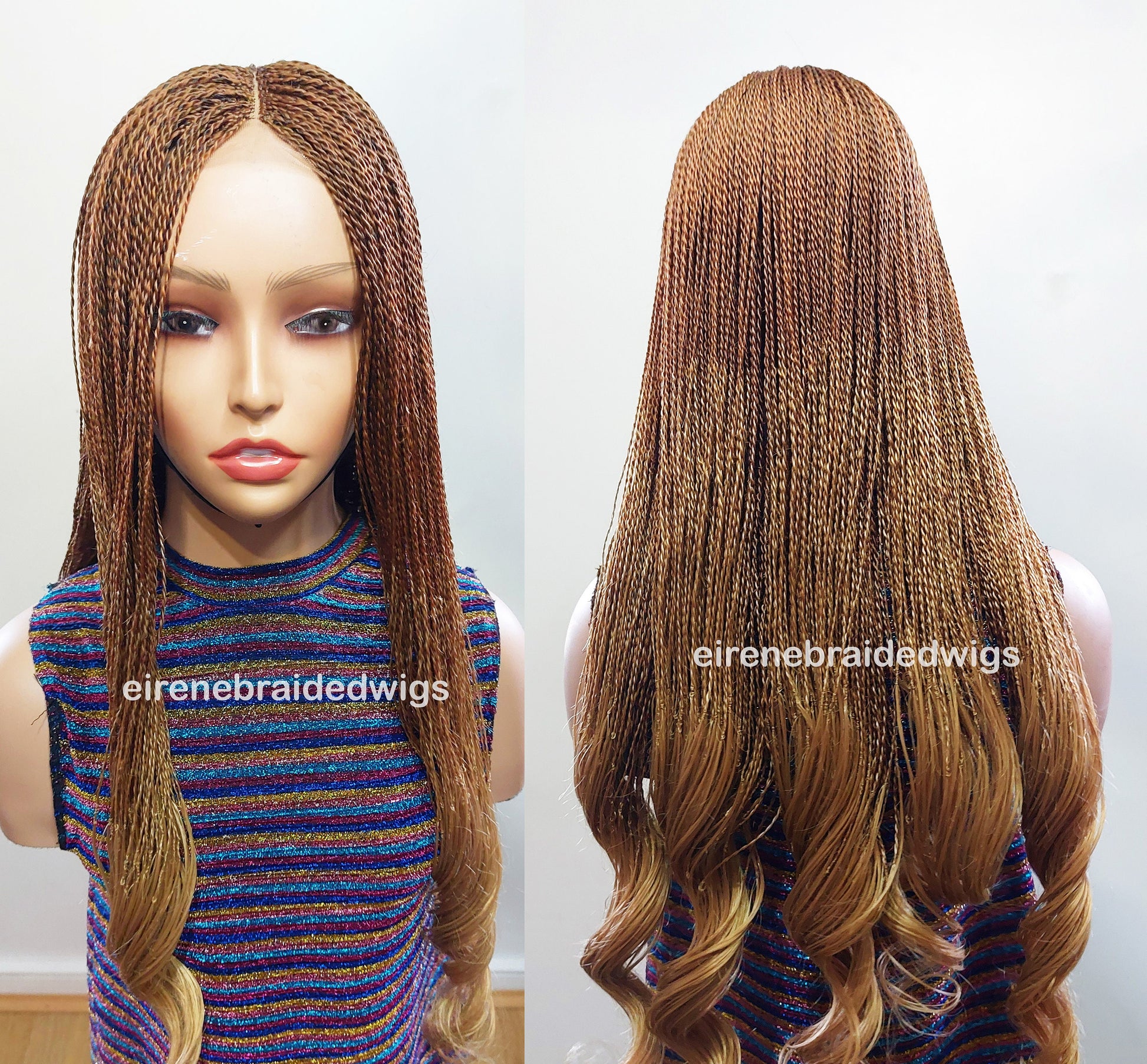 Braided Wigs for Black Women 30 Inch Micro Twist Braided Wig – Boho Goddess Curls – product image 7