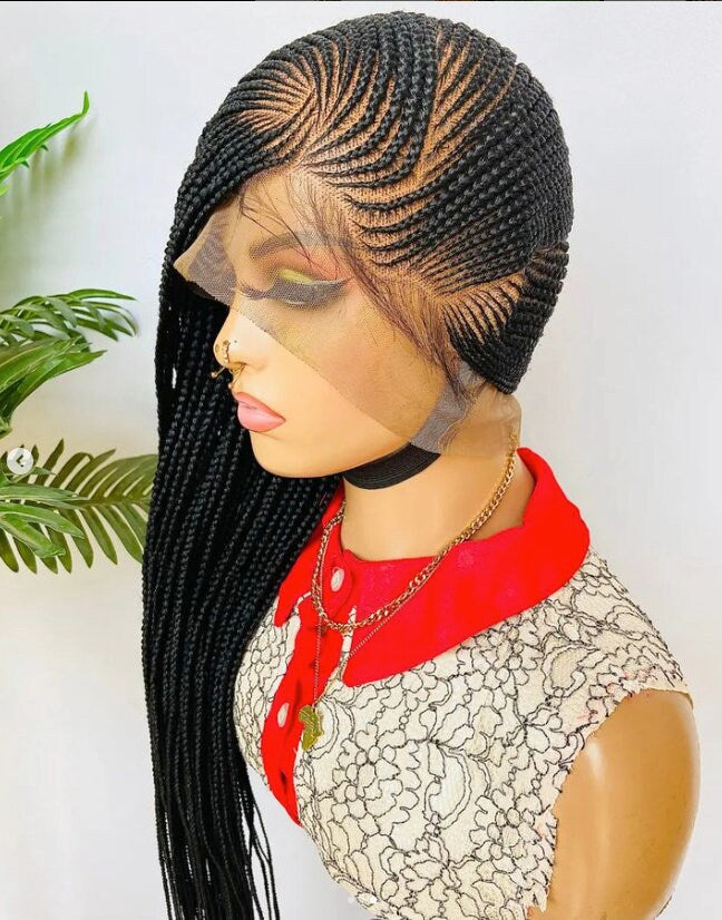 Braided Wigs for Black Women 30 Inch Lemonade Braided Wig – Full Lace – Baby Hair – product image 4