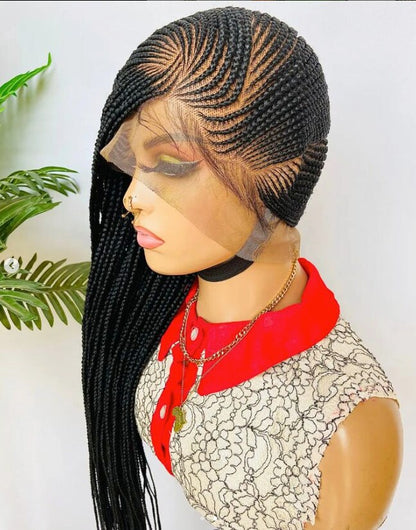 Braided Wigs for Black Women 30 Inch Lemonade Braided Wig – Full Lace – Baby Hair – product image 4