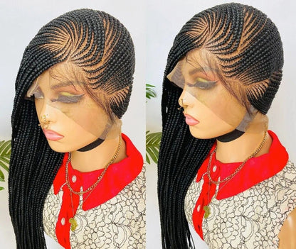 Braided Wigs for Black Women 30 Inch Lemonade Braided Wig – Full Lace – Baby Hair – product image 2
