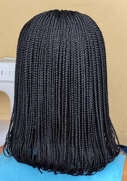 Braided Wigs for Black Women Short Bob Braid Wig – Black Women's Lace Front Wig – product image 10
